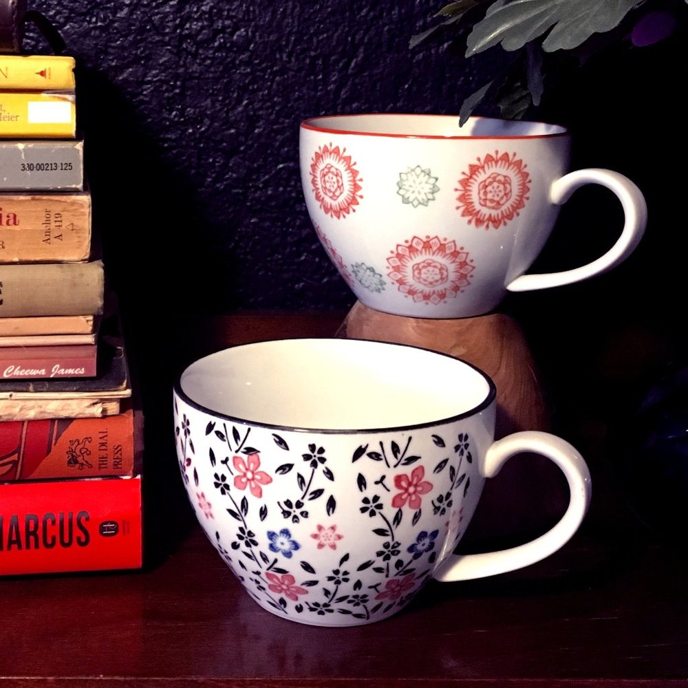 Asian Inspired Tea Mug/Bowl Combo